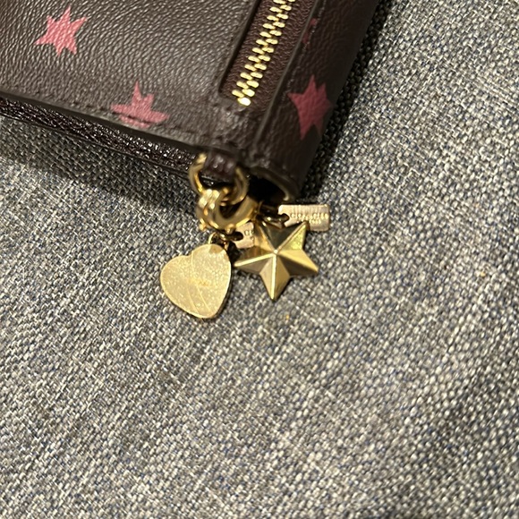 Coach Pink Star Signature Print Wallet - Picture 6 of 6